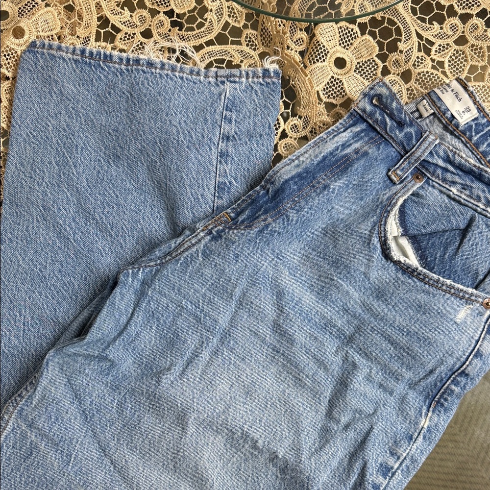 Curve Love Abrecrombie & Fitch Blue Denim Jeans